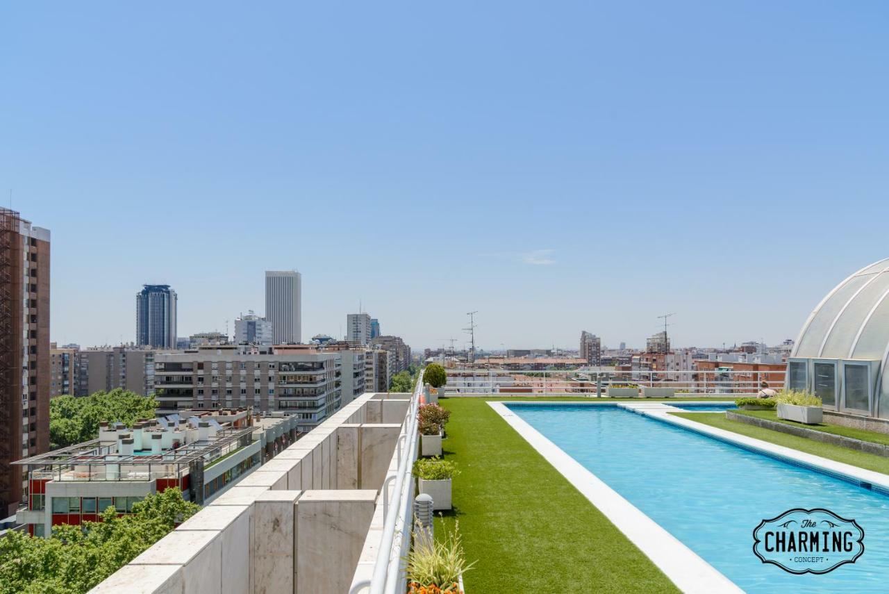 Apartamento Charming Eurobuilding 2 Luxury Madrid Exterior foto